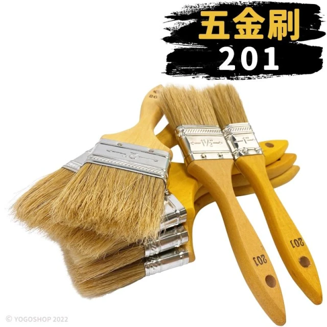 油漆刷 201 五金刷 /一支入 1吋 2吋 3吋 4吋 5吋 豬鬃毛刷 烤肉刷 粉刷 刷子 豬鬃刷 豬毛刷 清潔刷
