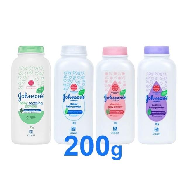 【Johnsons 嬌生】Johnson's 嬌生 嬰兒爽身粉 玉米爽身粉 痱子粉 原味 花香 舒眠 牛奶 不含滑石粉 無防腐劑-PQ美妝