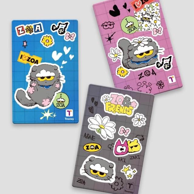 [現貨秒發⚡️]歐梵希韓國代購 ZO&FRIENDS × T - MONEY CARD ZOA聯名交通卡 CU便利商店