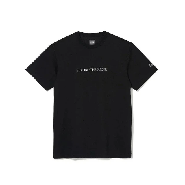 【NEW ERA】BTS x New Era 防彈少年 黑色 LOGO 短T NE12579910 現貨