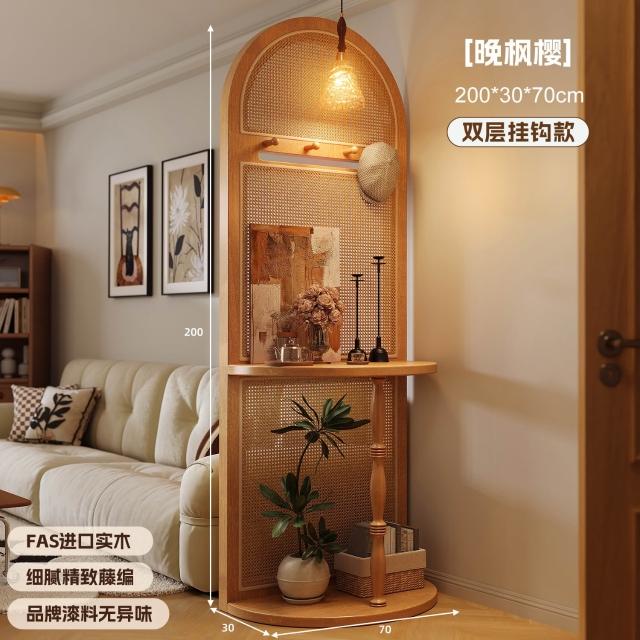 引取限定 虎 木製屏風 和風 衝立 ✈️免運屏風隔間屏風玄關原木屏風入戶正對門客廳隔斷新款實木藤編日式