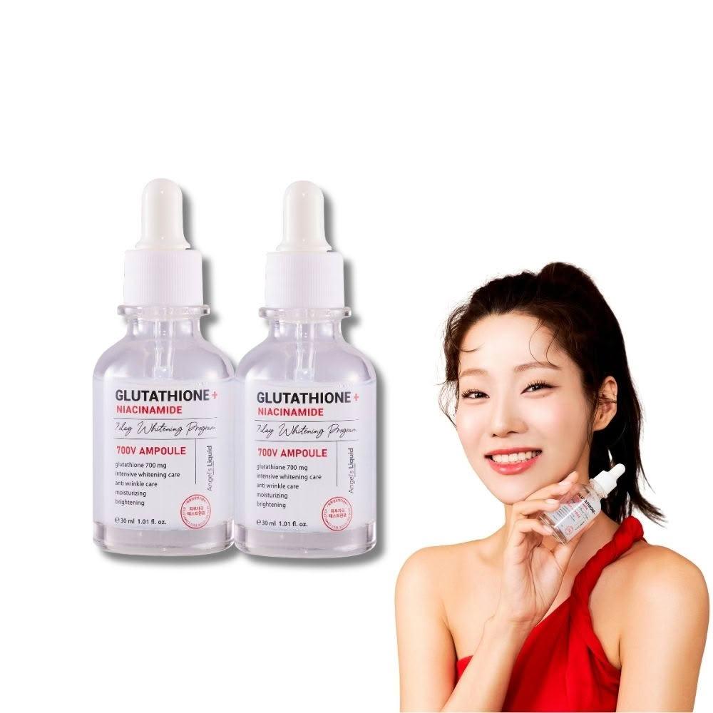 angels liquid glutathione 700 v ample ANGEL'S + Whitening Niacinamide 700V Ampoule Purity Glutathione ANGEL'S LIQUID Glutathione 700 V-ample