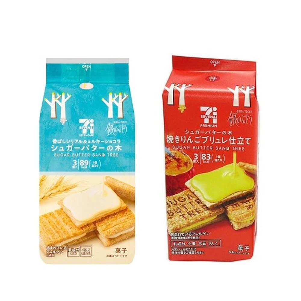 日本7-11限定 砂糖奶油樹 SUGAR BUTTER TREE聯名 砂糖樹 日本限定 日本伴手禮 711 日本餅乾