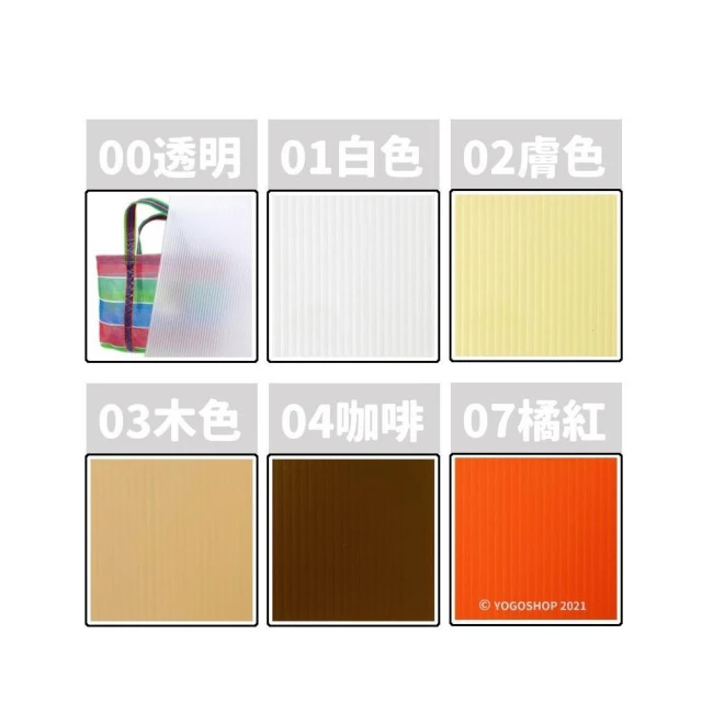 PP板 30cm x 50cm 塑膠瓦楞板 /一包12張入 3mm 中空板 防疫隔板 PP塑膠板 廣告板 保護板 -萬