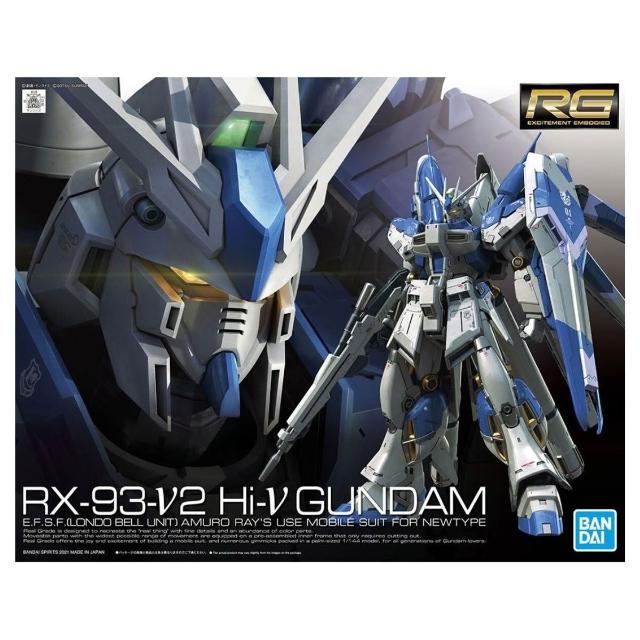 【BANDAI 萬代】高雄天利鄭姐｜RG 1/144 #36 Hi-ν鋼彈 萬代組裝模型 5061915 人物模型