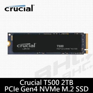 Crucial 美光】T500 2TB PCIe Gen4 NVMe SSD