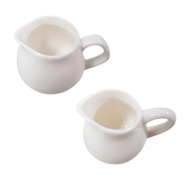 【廚Fun】瓷器小奶盅 奶精杯 奶壺 醬料盅 果糖罐 楓糖罐 奶盅 迷你奶盅 奶杯 小奶壺 蜂蜜盅 蜂蜜杯 糖漿缸 陶瓷奶盅