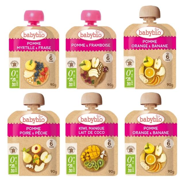 【BABYBIO】生機果泥(多款可選)-法國原裝進口6個月以上嬰幼兒專屬副食品 麗兒采家