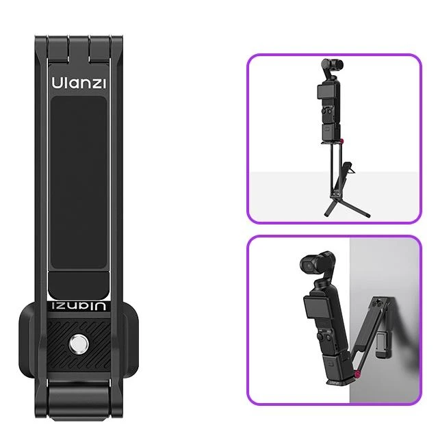 【Ulanzi 優籃子】【MA66 適用Pocket4/3速裝腳架】螳螂倒掛 磁吸支架 三腳架 桌面支架 手持自拍桿 運動相機自拍棒 