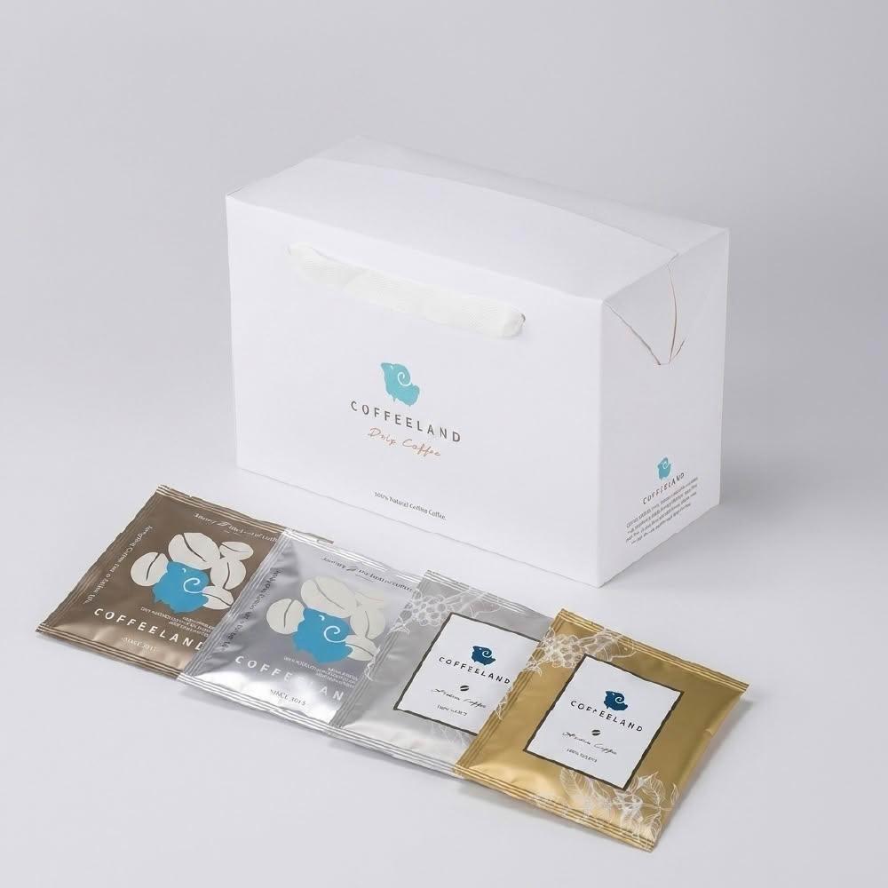 【COFFEELAND 極品莊園咖啡】花果藏禮 30入濾掛咖啡禮盒 | 4款濾掛咖啡綜合組（中深焙 10gx30入/盒）