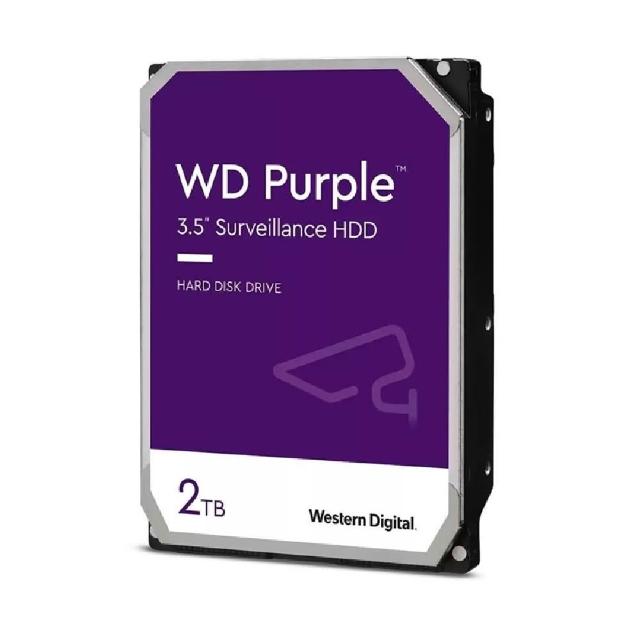 【WD 威騰】紫標 2TB 3.5吋 監控硬碟 店保3年