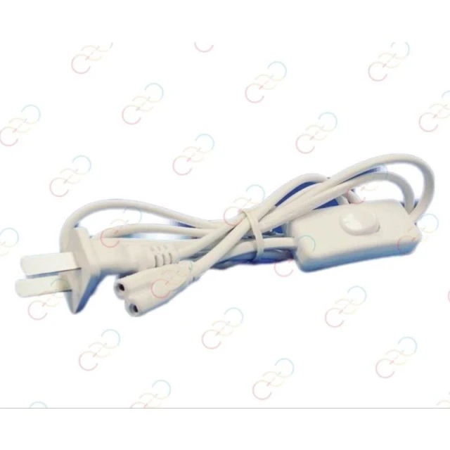 (A Light) T5/T8用 串接線 附開關電源線 支架燈電源線 8字電源線