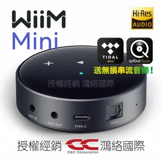 WiiM】WiiM Mini 無線串流播放器｜支援AirPlay 2・TIDAL・Spotify・兩