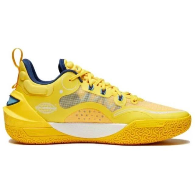 LI-NING 李寧】LiNing李寧馭帥16 V2 舒適防滑耐磨低幫籃球鞋男款黃色
