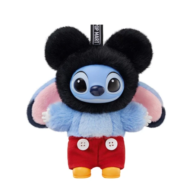 【POPMART 泡泡瑪特】史迪奇穿越系列搪膠毛絨掛件 迪士尼 DISNEY