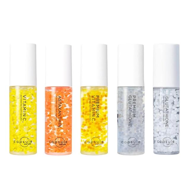 【CAPSULE SERUM】日本珂蓓思 維他命C/逆轉時光/雪白穀胱 精華液