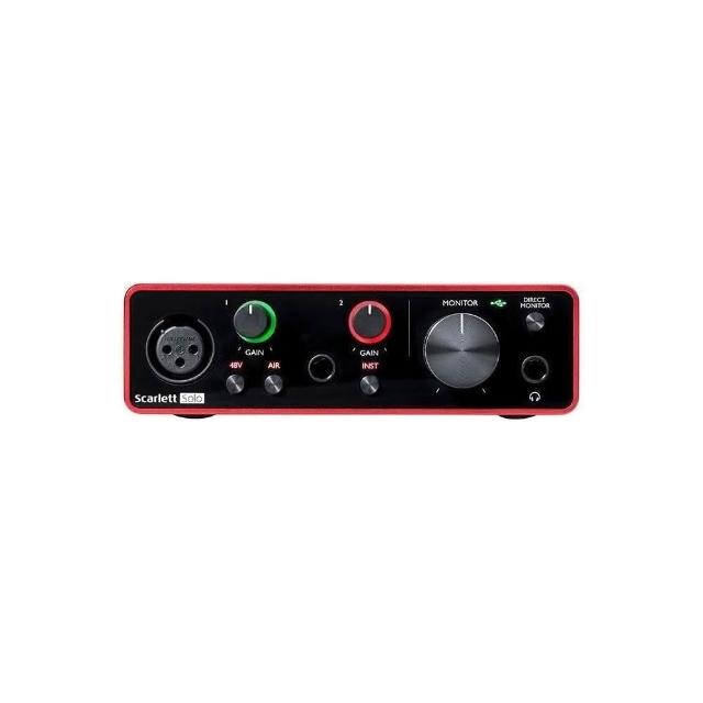 Focusrite】Scarlett Solo 3rd Gen USB錄音介面