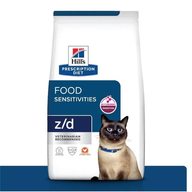 【Hills 希爾思】🐾Lovely Pet🐾【Hills 希爾思處方】貓處方 貓用 z/d 皮膚食物敏感 4lb｜zd 敏感 皮膚 處方