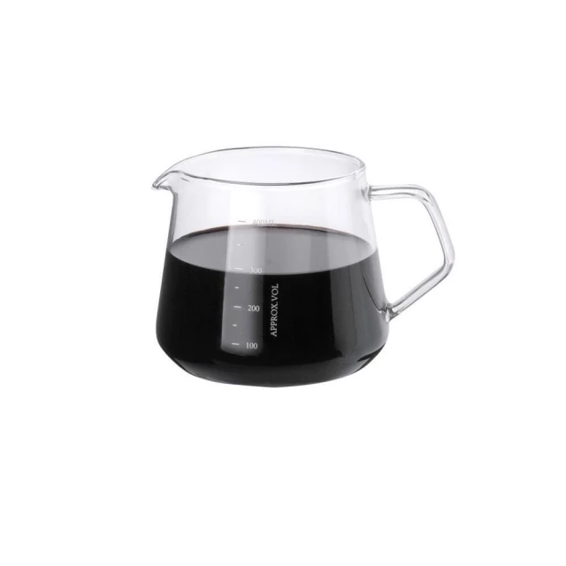 【Tiamo】Tiamo 耐熱玻璃咖啡下壺 400ml(HG2184)