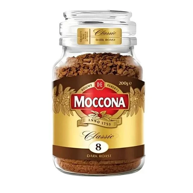 【MOCCONA 摩可納】摩可納經典8號深烘焙黑咖啡（200g）