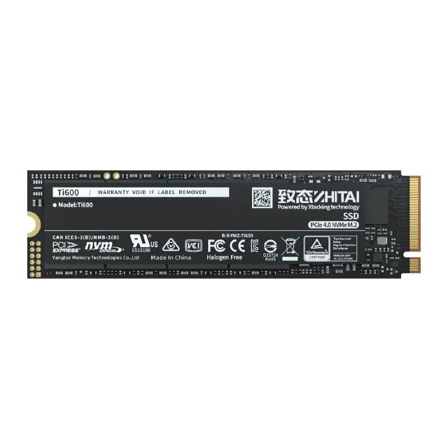 ZHITAI 致態】Ti600 1TB Gen4 SSD 固態硬碟(五年保)