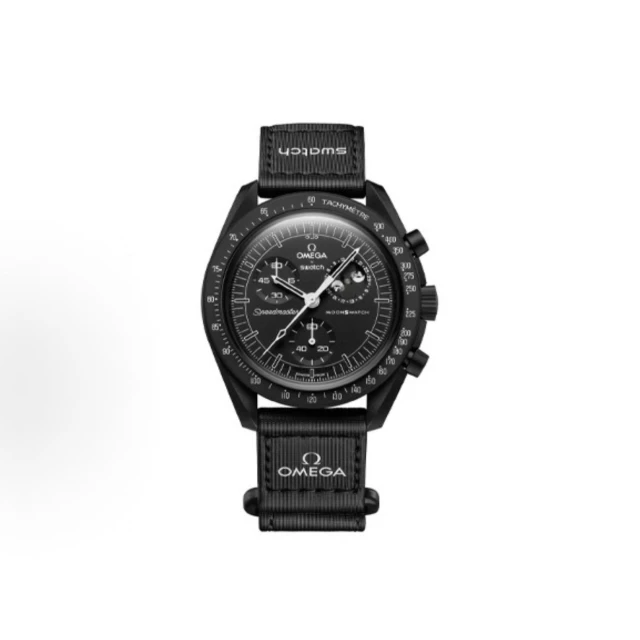 【SWATCH】omegaX Swatch X Snoopy三方聯名 SO33B700 黑色