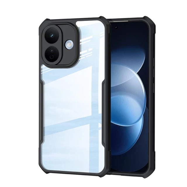 【XUNDD 訊迪】軍事防摔 紅米Redmi Note 17 Pro 鏡頭全包覆 清透保護殼 手機殼(夜幕黑)