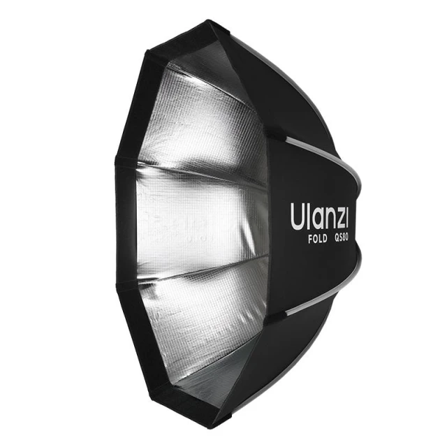 【Ulanzi 優籃子】【FOLD QS80快拆八角柔光箱 標準保榮口】80cm 柔光罩 快收罩 八角罩 無影罩 控光 補光燈 攝