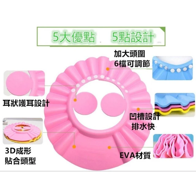 Q貝比 ️台灣現貨️ 洗頭帽 老人洗頭帽 加大洗髮帽 成人洗髮帽  老人洗髮帽 大童洗髮帽