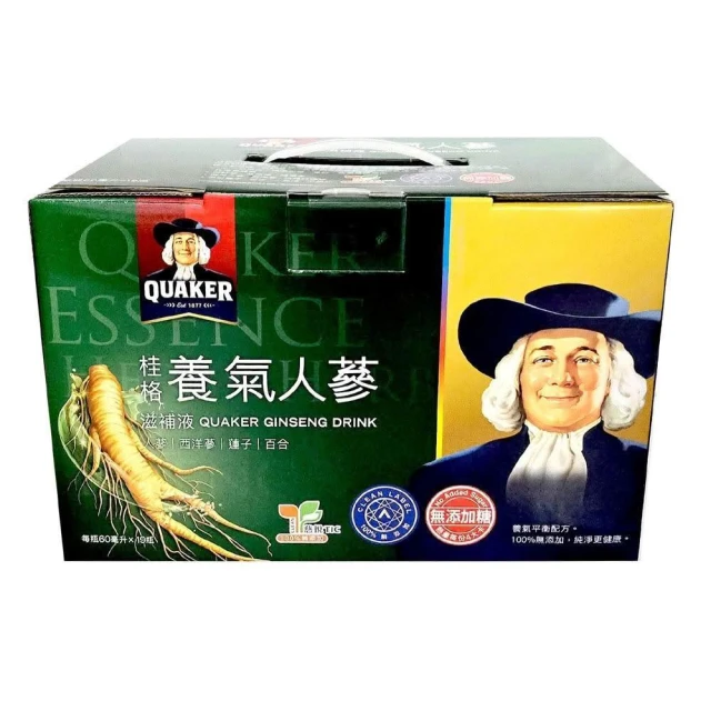 (桂格)養氣人蔘(無添加糖配方)60mlx19入x1盒