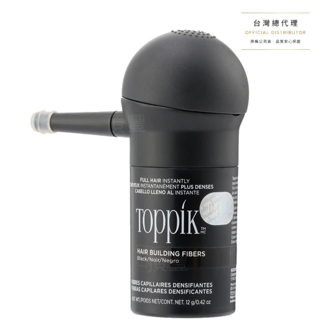 【Toppik 頂豐】【台灣總代理】增髮纖維12g + 專屬噴頭